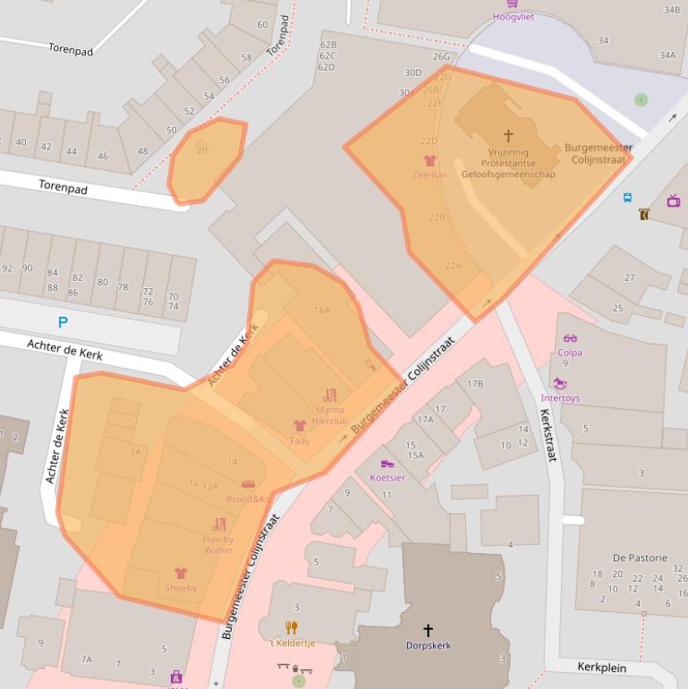 Kaart van postcodegebied 2771GD.