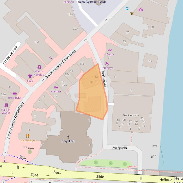 Kaart van postcodegebied 2771GT.