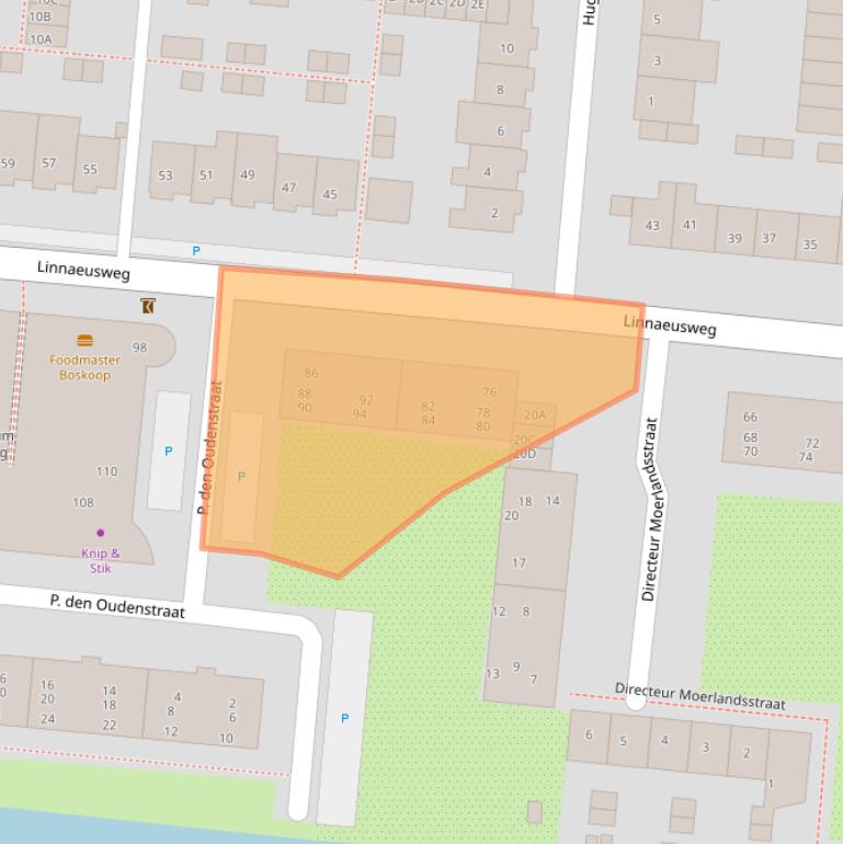 Kaart van postcodegebied 2771HG.