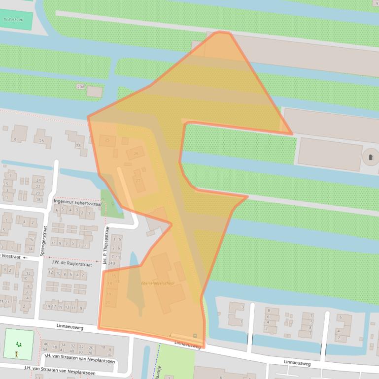 Kaart van postcodegebied 2771HT.