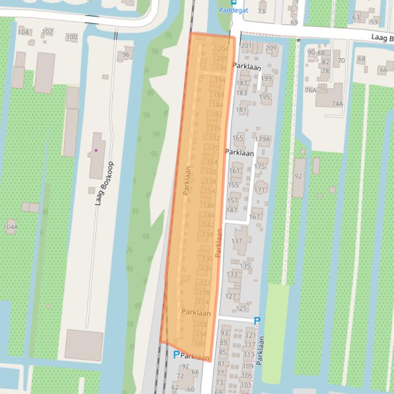 Kaart van postcodegebied 2771JM.