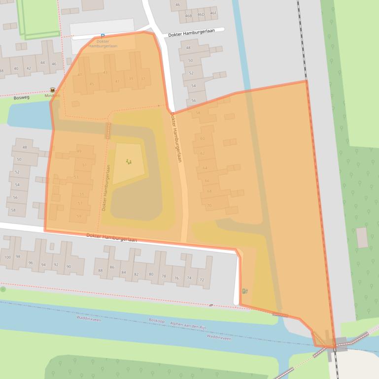 Kaart van postcodegebied 2771JR.