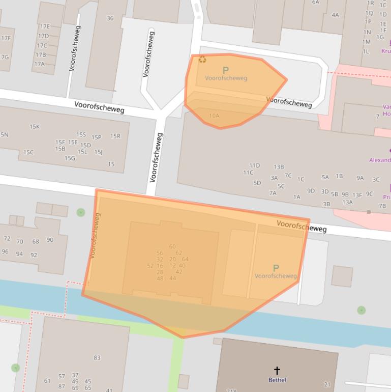 Kaart van postcodegebied 2771MD.