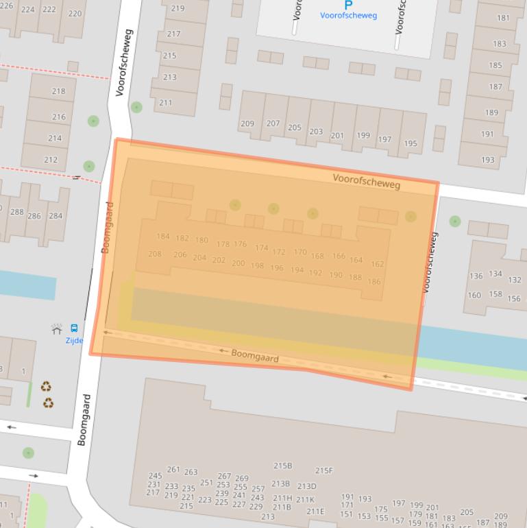 Kaart van postcodegebied 2771MH.