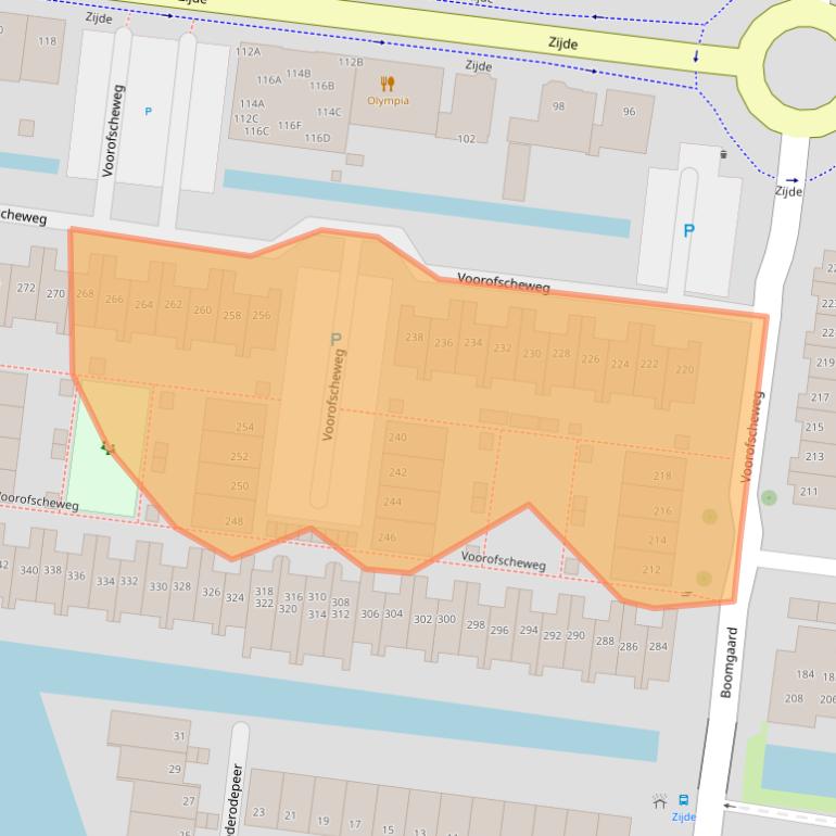 Kaart van postcodegebied 2771MN.