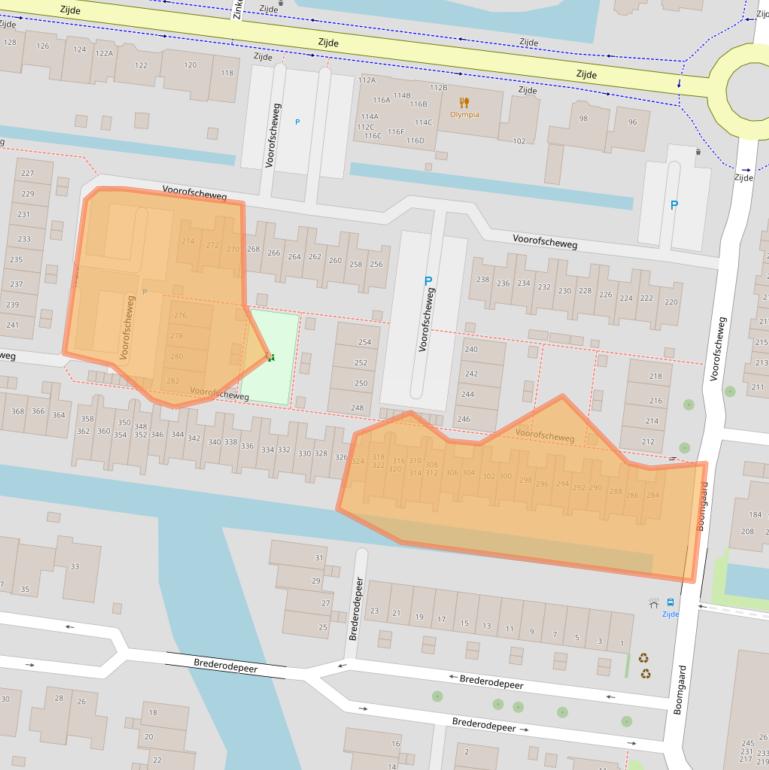 Kaart van postcodegebied 2771MP.