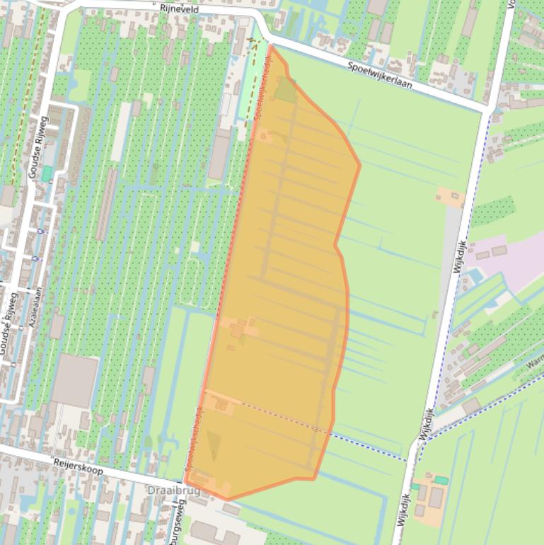 Kaart van postcodegebied 2771NA.