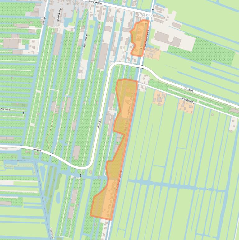 Kaart van postcodegebied 2771NJ.