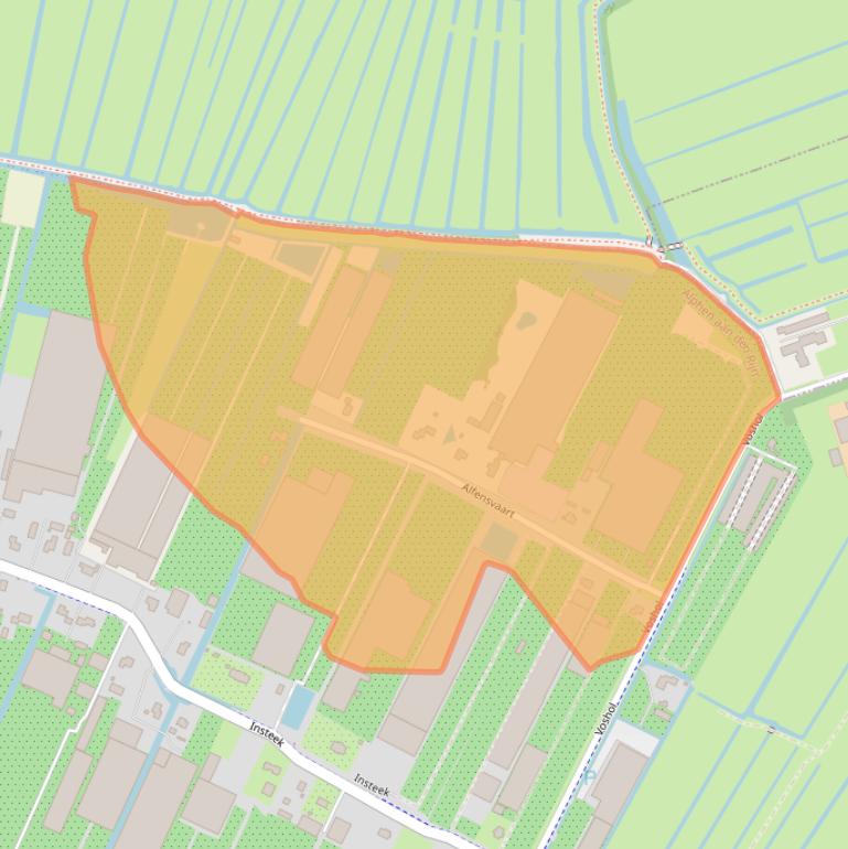 Kaart van postcodegebied 2771NM.