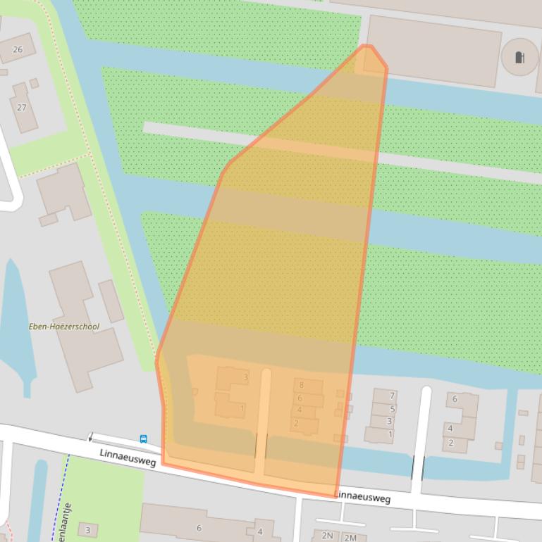Kaart van postcodegebied 2771NS.