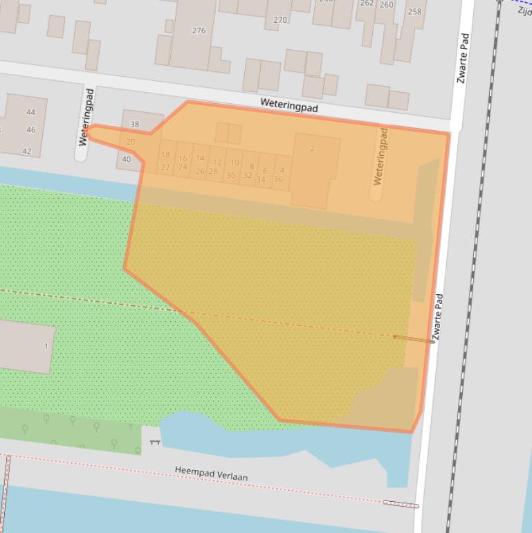 Kaart van postcodegebied 2771PA.