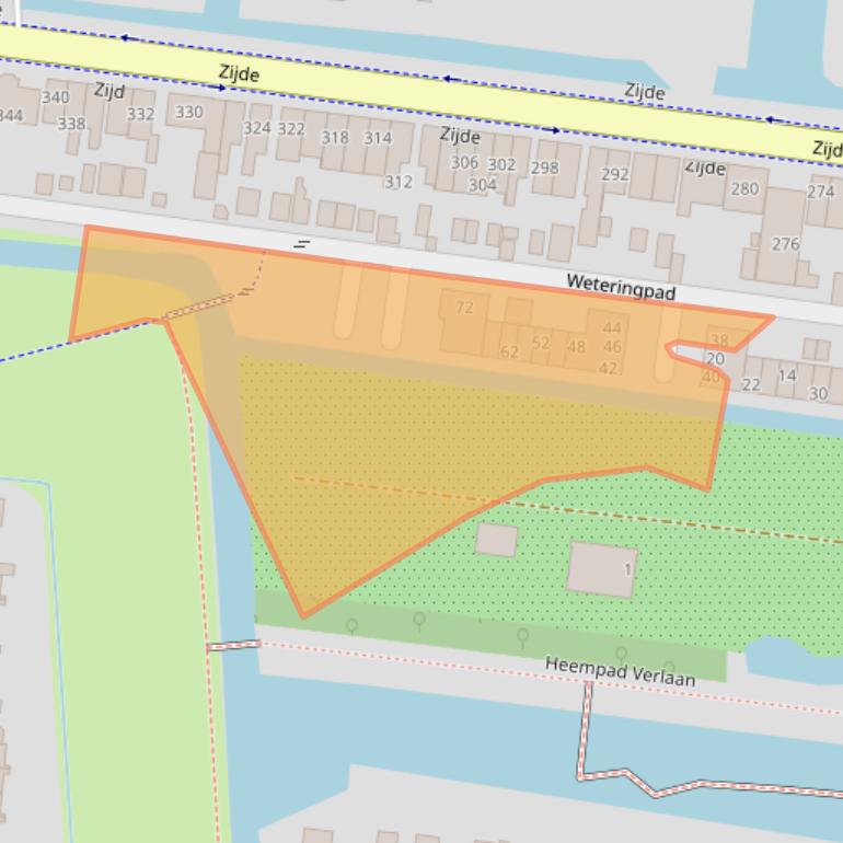 Kaart van postcodegebied 2771PB.