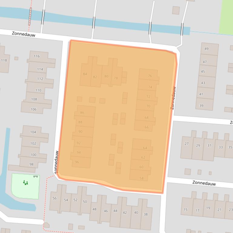 Kaart van postcodegebied 2771RN.