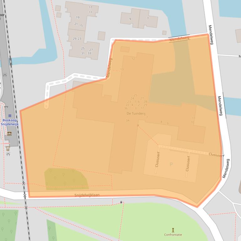 Kaart van postcodegebied 2771ST.