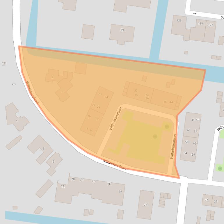 Kaart van postcodegebied 2771VD.