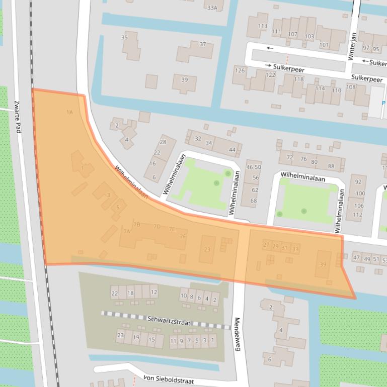 Kaart van postcodegebied 2771VL.