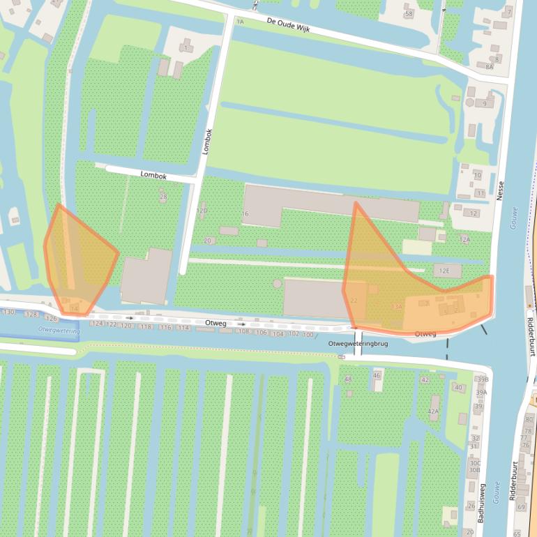 Kaart van postcodegebied 2771WB.