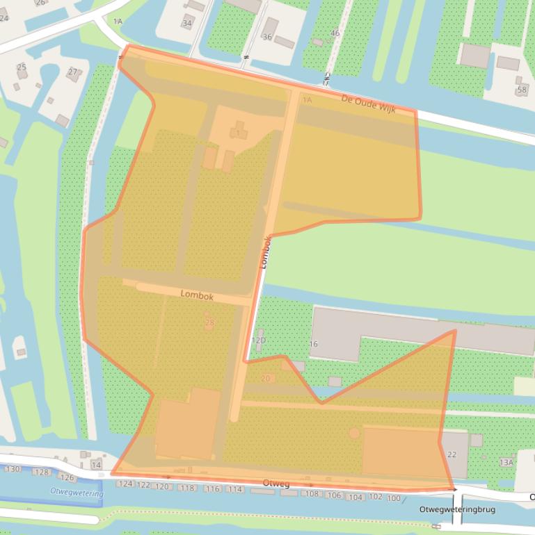 Kaart van postcodegebied 2771WH.