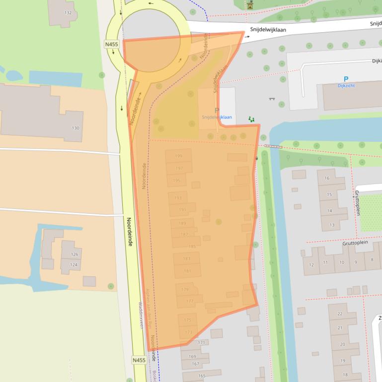 Kaart van postcodegebied 2771WL.