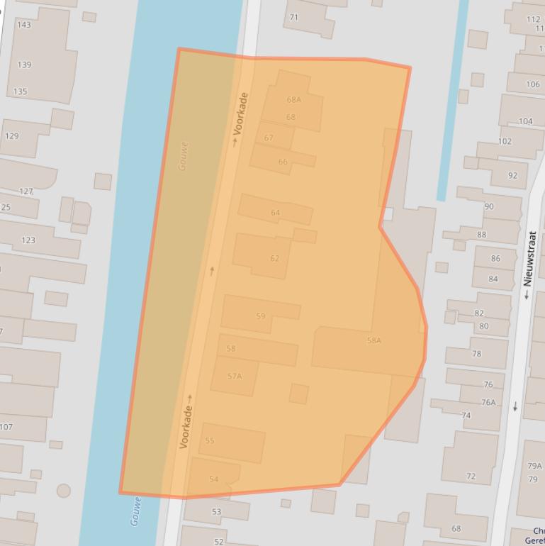 Kaart van postcodegebied 2771ZC.