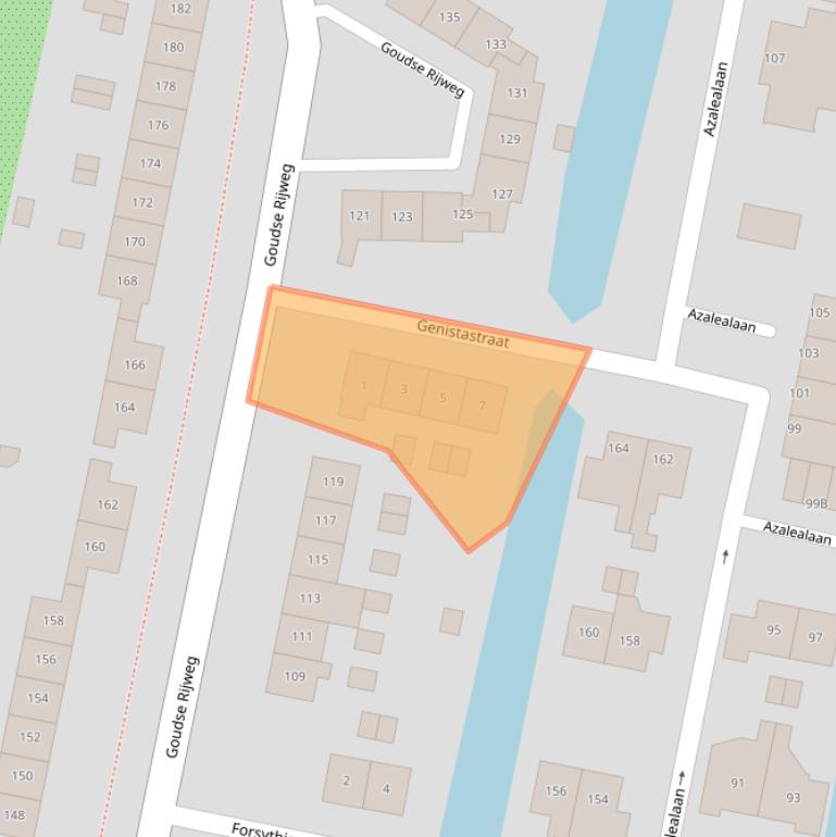 Kaart van postcodegebied 2771ZE.