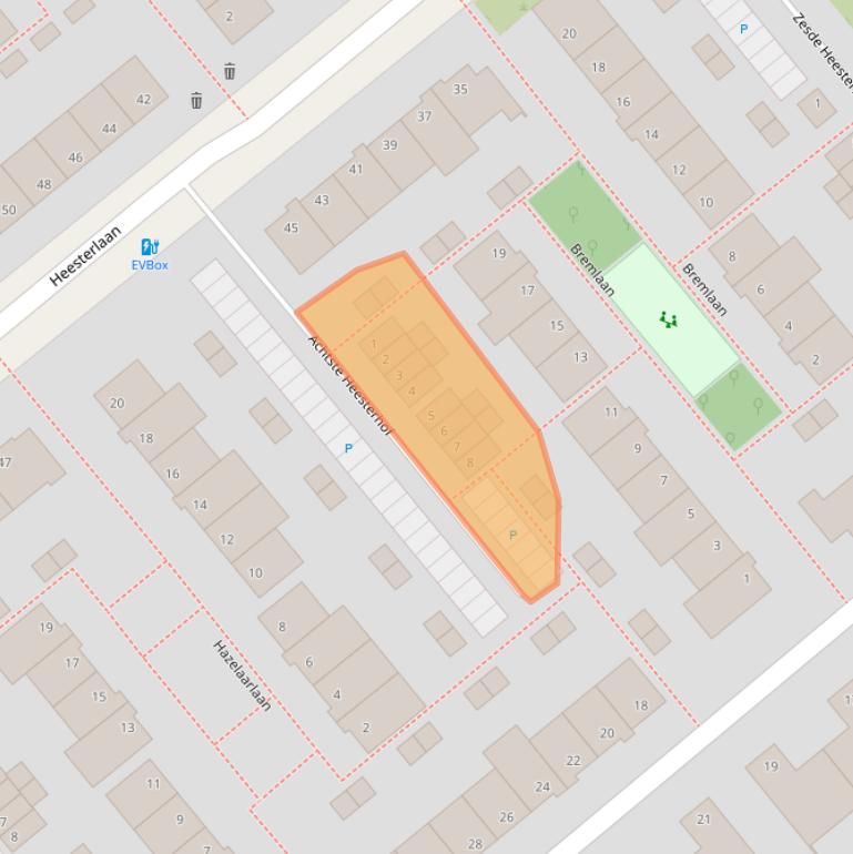 Kaart van postcodegebied 2803CG.