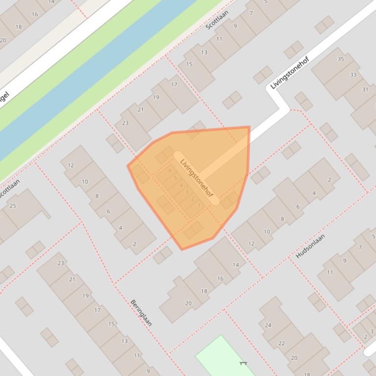 Kaart van postcodegebied 2803ES.