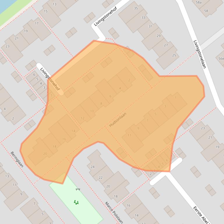 Kaart van postcodegebied 2803GD.