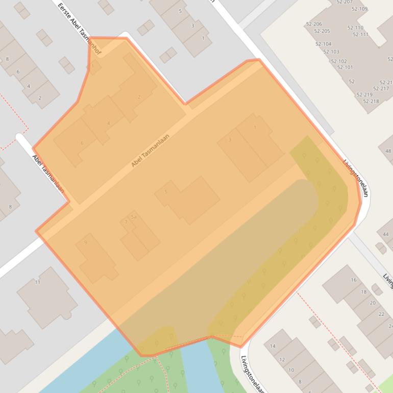 Kaart van postcodegebied 2803GH.