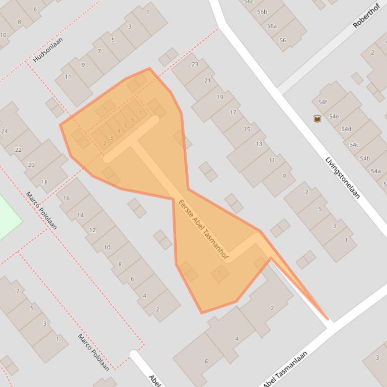 Kaart van postcodegebied 2803GM.