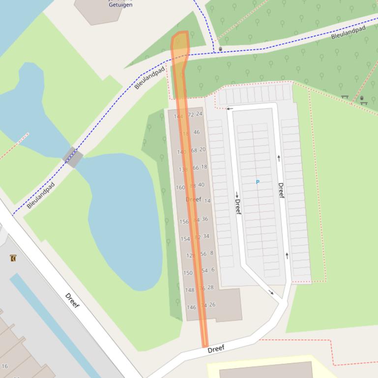 Kaart van postcodegebied 2803HD.