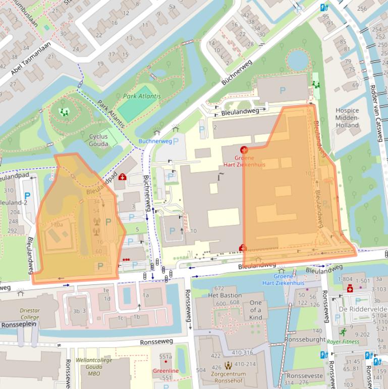 Kaart van postcodegebied 2803HH.