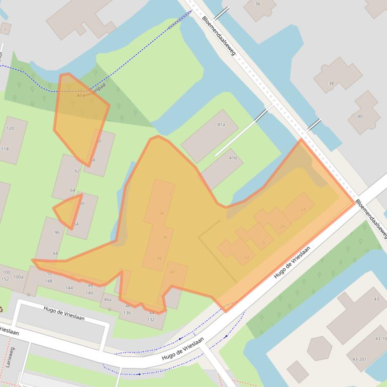 Kaart van postcodegebied 2803JK.