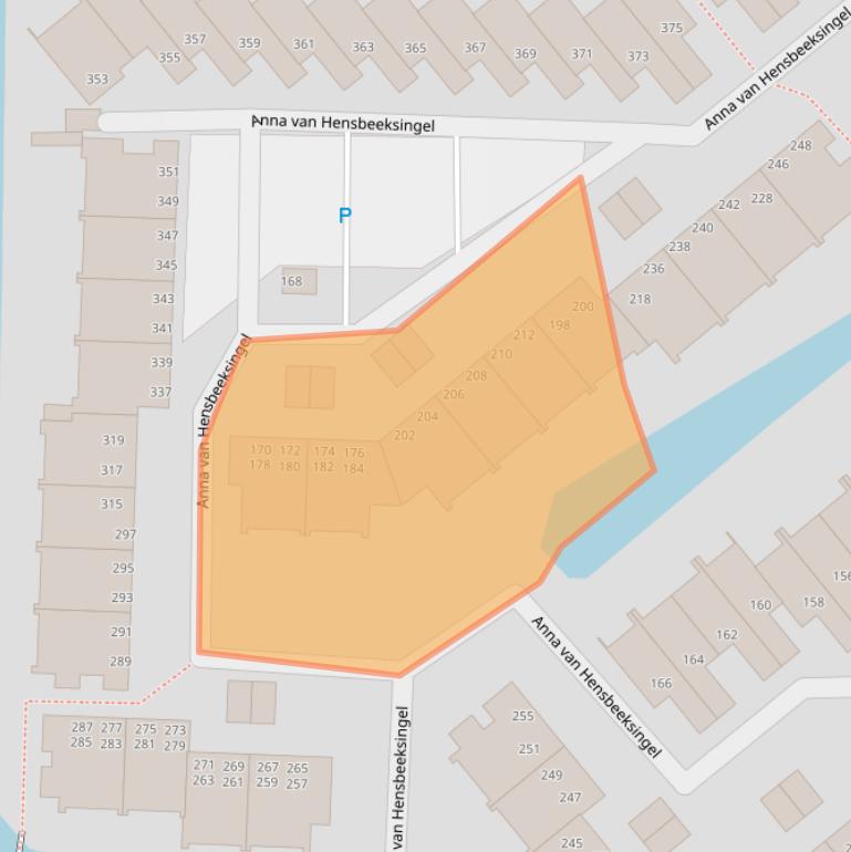 Kaart van postcodegebied 2803LL.
