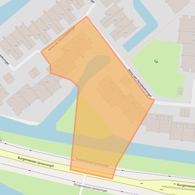 Kaart van postcodegebied 2803LS.