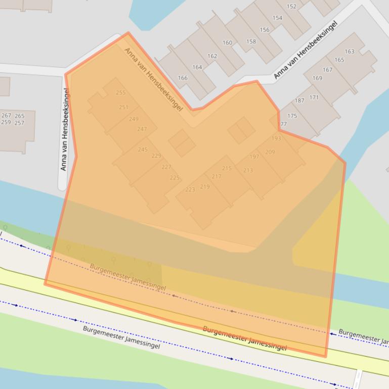 Kaart van postcodegebied 2803LT.