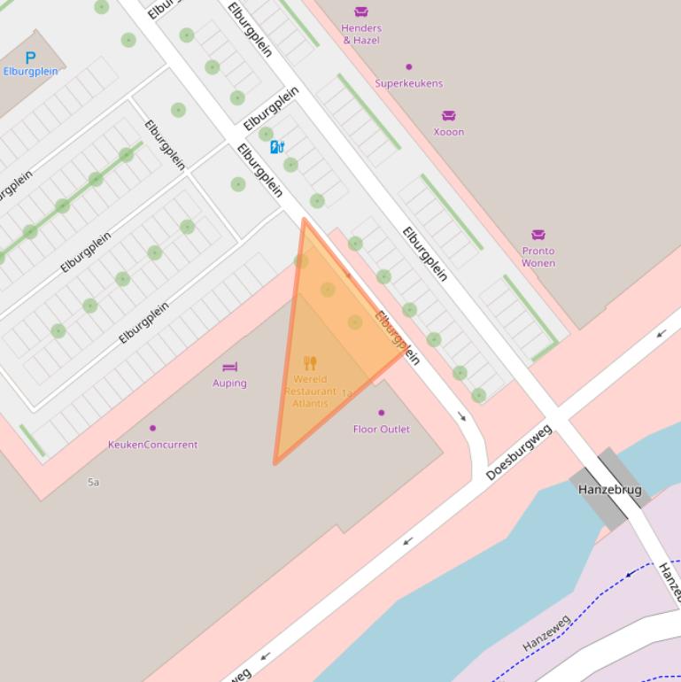 Kaart van postcodegebied 2803MA.