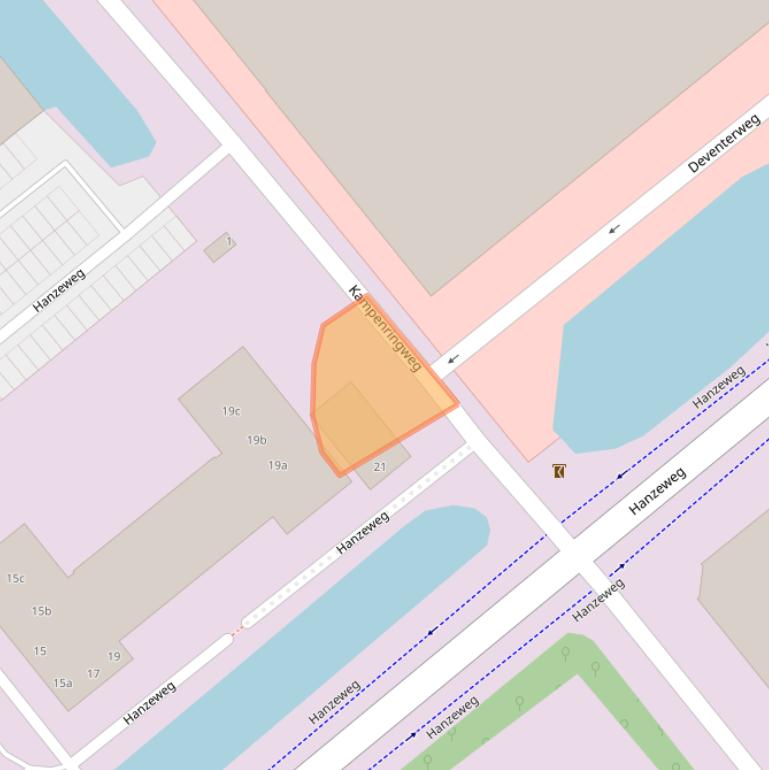 Kaart van postcodegebied 2803MG.