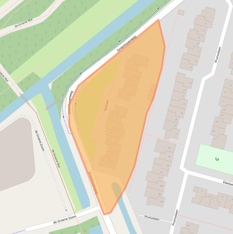 Kaart van postcodegebied 2803SB.