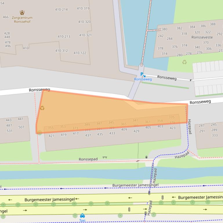 Kaart van postcodegebied 2803ZD.