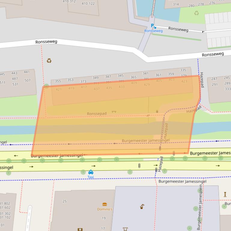 Kaart van postcodegebied 2803ZE.