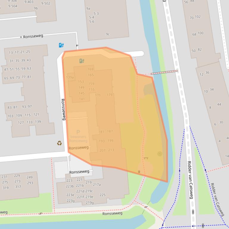 Kaart van postcodegebied 2803ZT.