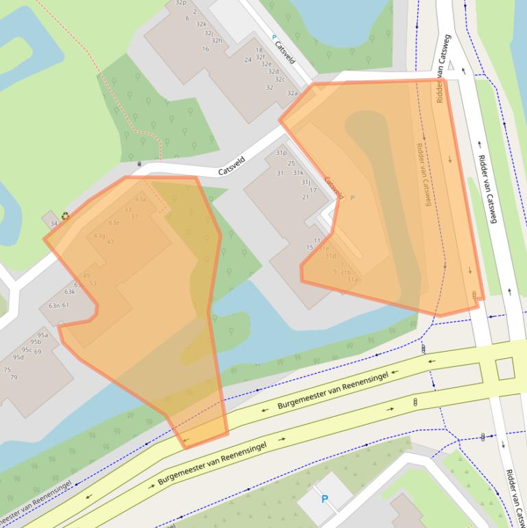 Kaart van postcodegebied 2804BB.