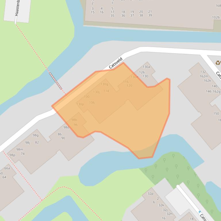 Kaart van postcodegebied 2804BL.