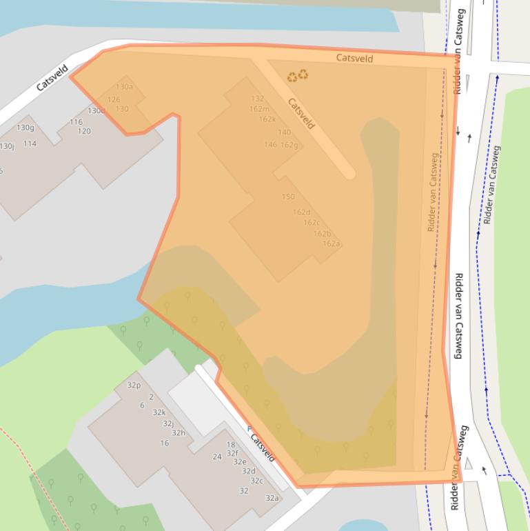 Kaart van postcodegebied 2804BM.