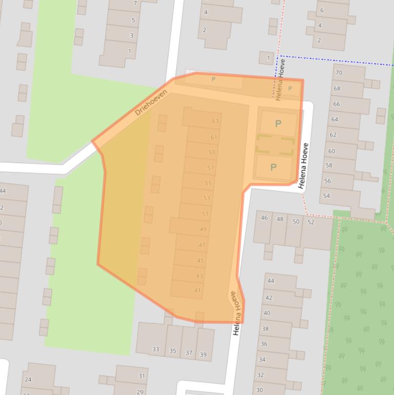 Kaart van postcodegebied 2804HW.