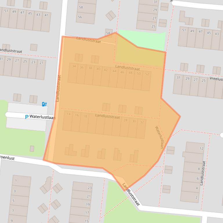 Kaart van postcodegebied 2804KR.