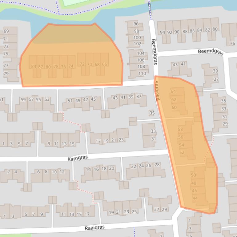 Kaart van postcodegebied 2804ND.