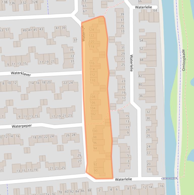 Kaart van postcodegebied 2804PE.