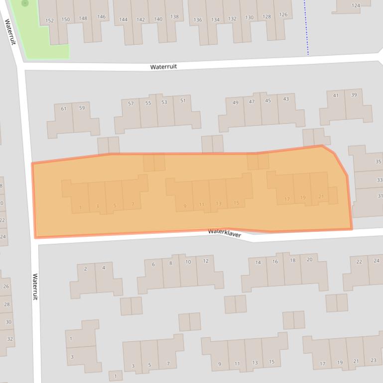 Kaart van postcodegebied 2804PM.
